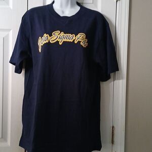 Beta Sigma Phi navy short sleeve tee  Sz M NWOT